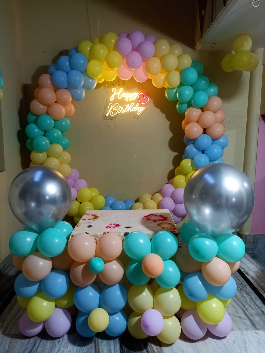 Ring Decoration Setup For Birthday