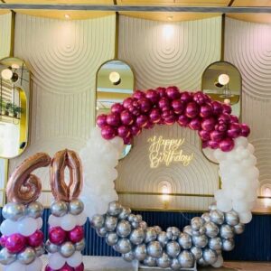 Elegant Balloon Ring Decor