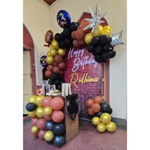 Luxury Birthday Balloon Arch Decor