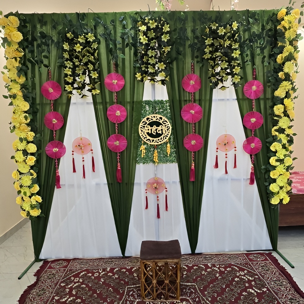 haldi-mehndi decor