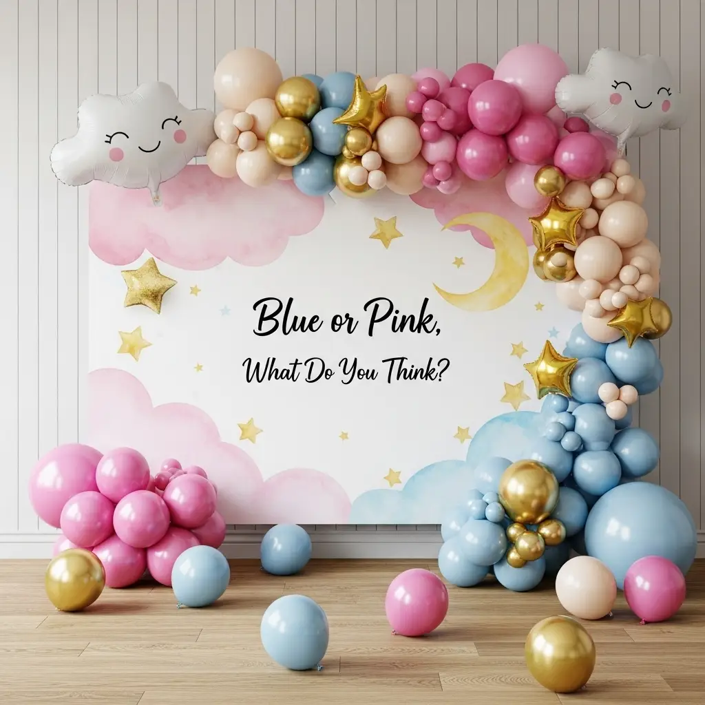 Pretty Baby Shower Party Decor