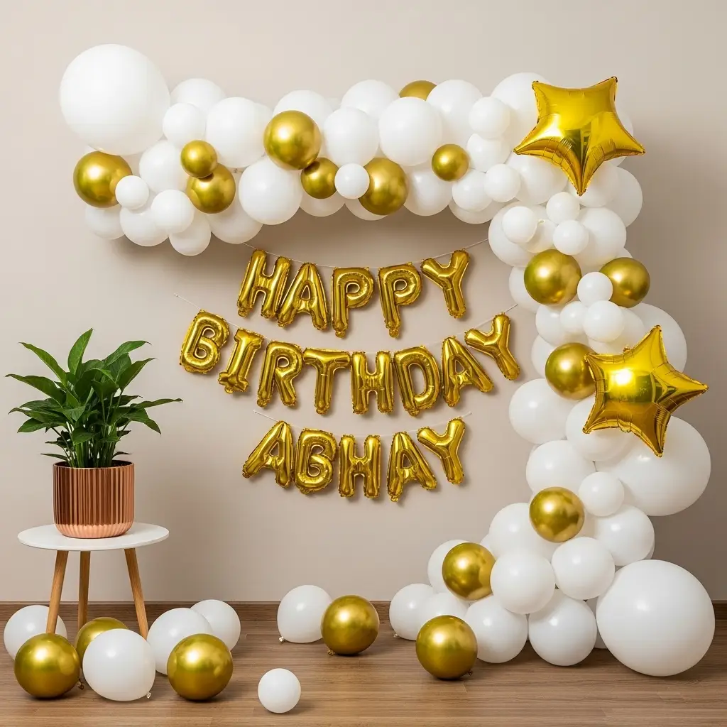 Simple Birthday Wall Decoration